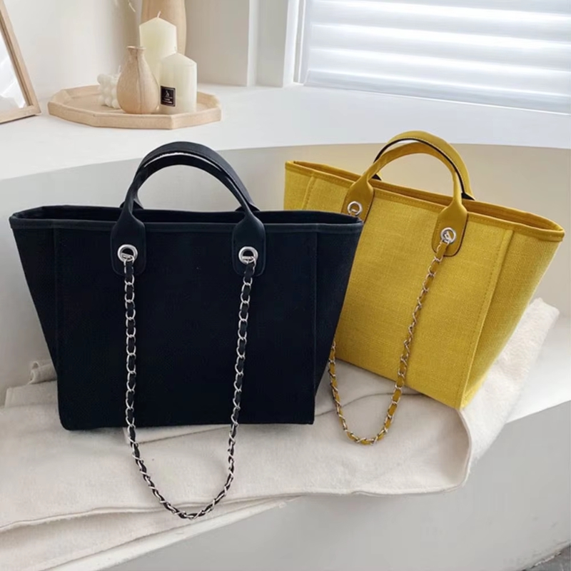 Women'S Young Bags - Женская сумка-тоут из холщовой ткани, большая