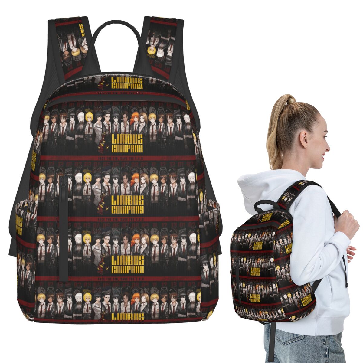 Women Bags Company - Рюкзак Limbus Company, школьный рюкзак для