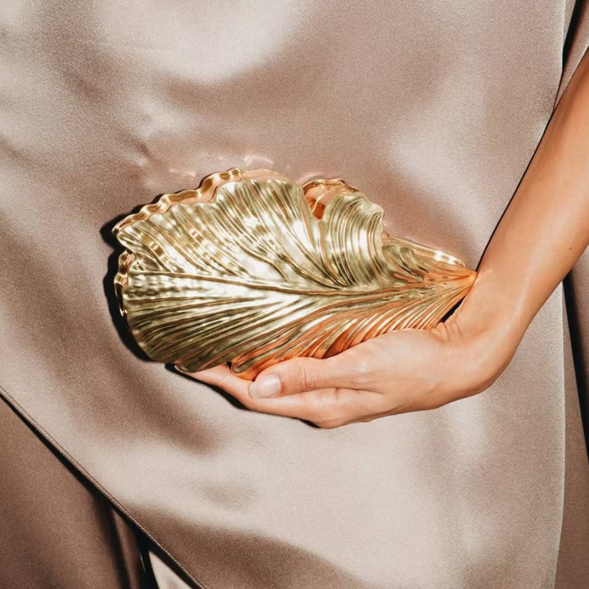 Women'S Young Bags - Роскошная золотистая модная акриловая сумка-клатч в