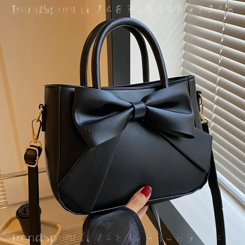 Элегантная черная сумка с бант – обзор и цена Women'S Bags Handbags