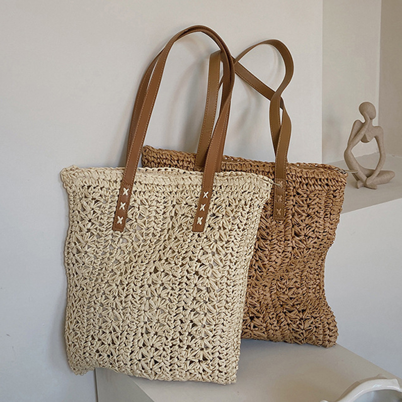 Квадратная полая соломенная пл – обзор и цена Women'S Raffia Bags